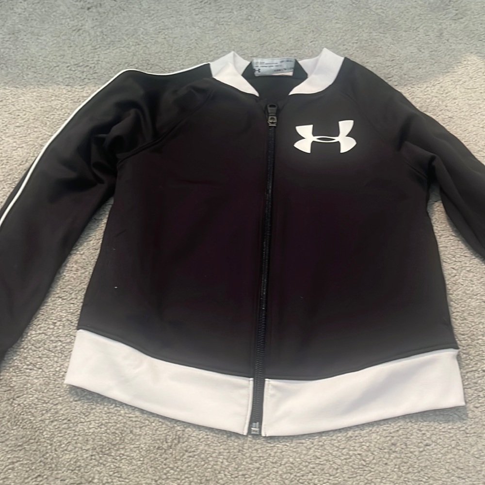 girls under armour zip up